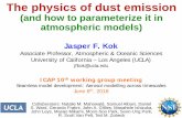 The physics of dust emission - University of North Dakota
