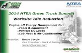 2014 NTEA Green Truck Summit Worksite Idle Reduction