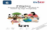 Filipino - DepEd Dipolog City Division