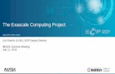 The Exascale Computing Project