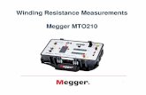 Winding Resistance Measurements Megger MTO210