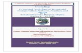 Proceedings 1st National Conference on Intermodal ...