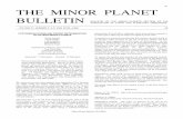 THE MINOR PLANET BULLETIN