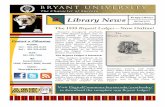 Krupp Library Library News - Bryant University