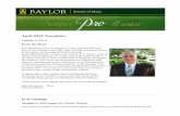 April 2018 Newsletter - baylor.edu