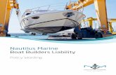 Nautilus Marine Boat Builders Liability