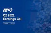 Q2 2021 Earnings Call - ir.apigroupcorp.com