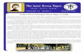 The Saint Teresa Times - St. Teresa Catholic School