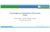 Contingency Operations Overview India