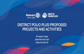 PROJECTS AND ACTIVITIES DISTRICT POLIO PLUS PROPOSED