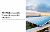 ASEAN Renewable Energy Integration Analysis