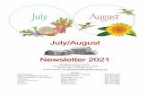 July/August Newsletter 2021