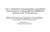 21.3: Adappqtive Equalization and Data Recovery in a Dual ...