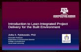 Introduction to Lean-Integrated Project Delivery for the ...