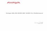 Avaya WLAN 8100 WC 8180 CLI Reference