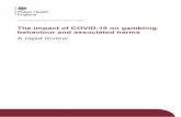 The impact of COVID-19 on gambling behaviour and ...