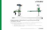 Ergonomic Standard and Positioning Torque Arms