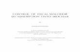 CONTROL OF FECAL MALODOR BY ADSORPTION ONTO …