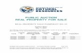 PUBLIC AUCTION REAL PROPERTY FOR SALE