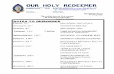 OUR HOLY REDEEMER