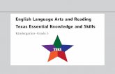 English Language Arts and Reading Texas Essential ...