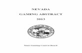 NEVADA GAMING ABSTRACT 2013
