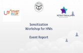 Sensitization Workshop for HNIs Event Report