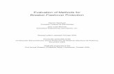 Evaluation of Methods for Breaker-Flashover Protection