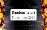 Random Trivia - Acclaim Health