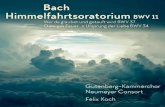 Bach Himmelfahrtsoratorium BWV 11