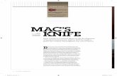MAC’S KNIFE - RICK TURNER GUITARS