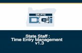 State Staff-Time Entry Management v1