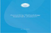 Accounting Methodology Statement 2020/21