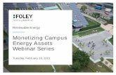 Monetizing Campus Energy Assets Webinar Series