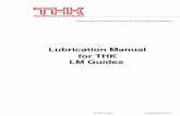 Lubrication Manual for THK LM Guides