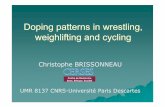 Doping patterns in wrestling, weighlifting and cycling