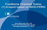 Foodborne Chemical Toxins; (1) A report based on WHO-FERG