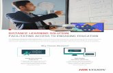 DISTANCE LEARNING SOLUTION - hikvision.com