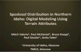 Spodosol Distribution in Northern Idaho: Digital Modeling ...