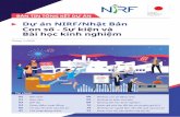 Dự án NIRF/Nhật Bản Con số - Sự kiện và Bài học kinh nghiệm