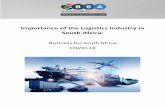 Importance of the Logistics Industry in South Africa