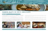 THREE dayS IN NEW ORLEANS