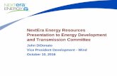 NextEra Energy Resources Presentation to Energy ...