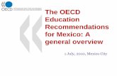 The OECD Education Recommendations for Mexico: A general ...
