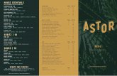 Astor Albury Drinks Menu August 2021