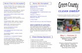 CLEAN SWEEP - greencountywi.org