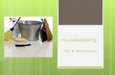 Housekeeping tips & techniques - Loudoun