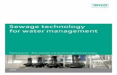 Sewage technology for water management