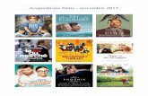 acquisitions films nov 2015 - LeTholonet.fr