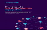 The value of a blockchain-enabled supply chain